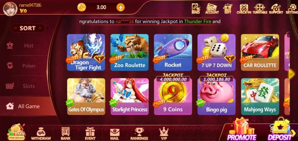 Geely slots game apk